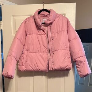 Old Navy Light Pink Quilted Jacket